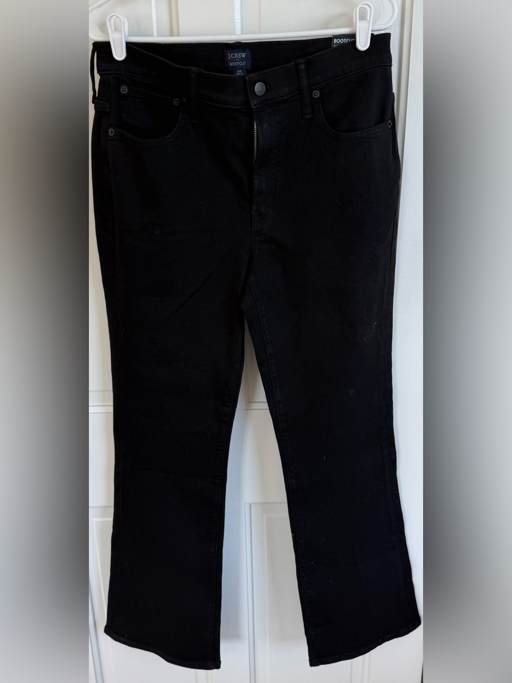 J.Crew Bootcut All-Day‎ Stretch Black Jeans Size 30 NWT